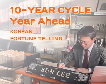 Lectura del ciclo de suerte coreano Saju: ciclo de suerte de 10 años, pronóstico anual y mensual (PDF)