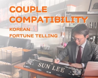 Lectura de compatibilidad de pareja Saju coreana: Gunghap, matrimonio, los cuatro pilares del destino, Bazi (PDF)