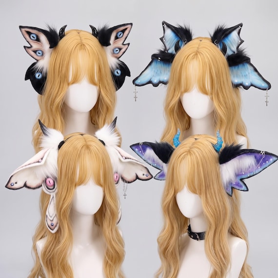 Faux Fur Headband Anime Cosplay Ears Kemonomimi Ears Custom Fantasy Headpiece