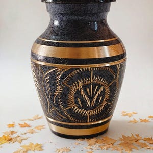 3 Inch Mini Urn for Ashes Hand Engraved Grey Marble Texture Cremation Urn  Small Keepsake Memorial Urn for Human & Pet Ashes Funeral Urn