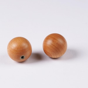 Solid Wood Round Cabinet Knobs, Natural Wooden Drawer Pulls, Minimalist Wood Dresser Knobs for Kitchen Cabinet, Wardrobe, Cupboard Beech-Q