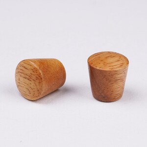 Solid Wood Round Cabinet Knobs, Natural Wooden Drawer Pulls, Minimalist Wood Dresser Knobs for Kitchen Cabinet, Wardrobe, Cupboard Rubberwood-L