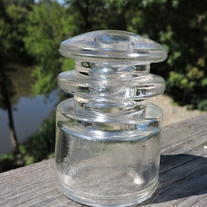 Hemingray Clear Insulator 25-54 / T.S. Insulator ~ Small Clear Insulator ~ Free Shipping