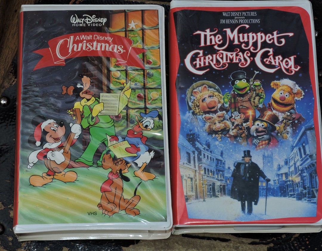 Walt Disney Christmas VHS Movies A Walt Disney Christmas the Muppet