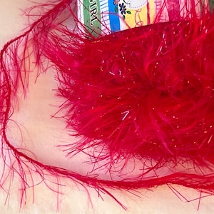 Yarn Bee Party Girl Hot Pink Yarn |  Color - Teresa #116 | Made in China | Dye Lot # 1535 | Free Shipping