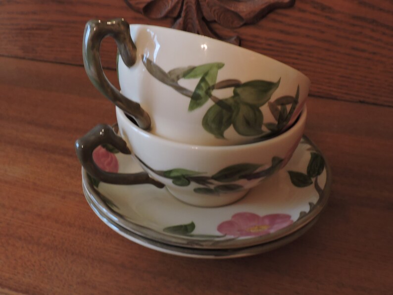 Franciscan Desert Rose Coffee Cup and Saucer Tea Cups Set of Etsy