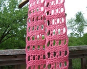 Rose Lace Knit Scarf - Knitted scarf