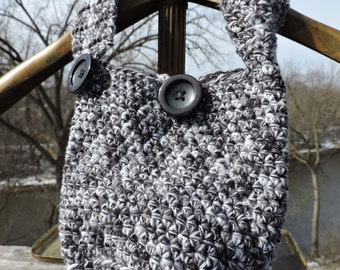 Black & White Eloise Bag, Small Handbag, Purse ~ Free Shipping