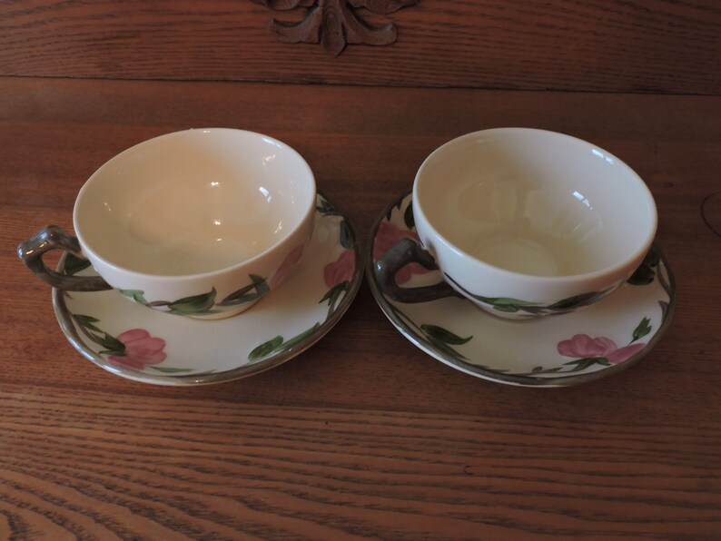 Franciscan Desert Rose Coffee Cup and Saucer Tea Cups Set of Etsy