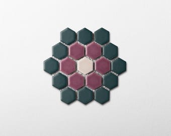 Petite Hexa Fleur Mosaic F | 1221+1159+1211 - Sample