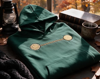 Embroidered Doctor Doom Cloak Chain Hoodie, Marvel Avengers Doomsday Sweatshirt, Halloween Cosplay Costume, Victor Von Doom Fan Gift