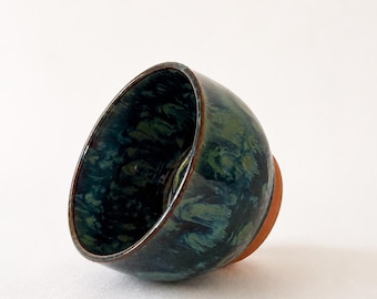 Mottled Jade Green Bowl