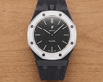 Correa de silicona personalizada para MoonSwatch Royal Pop / Correa deportiva de repuesto de 20 mm