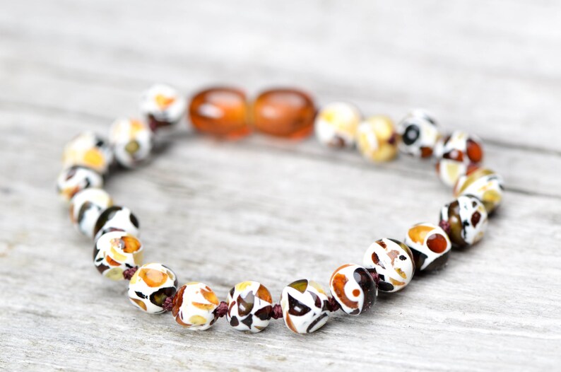 genuine amber teething bracelet