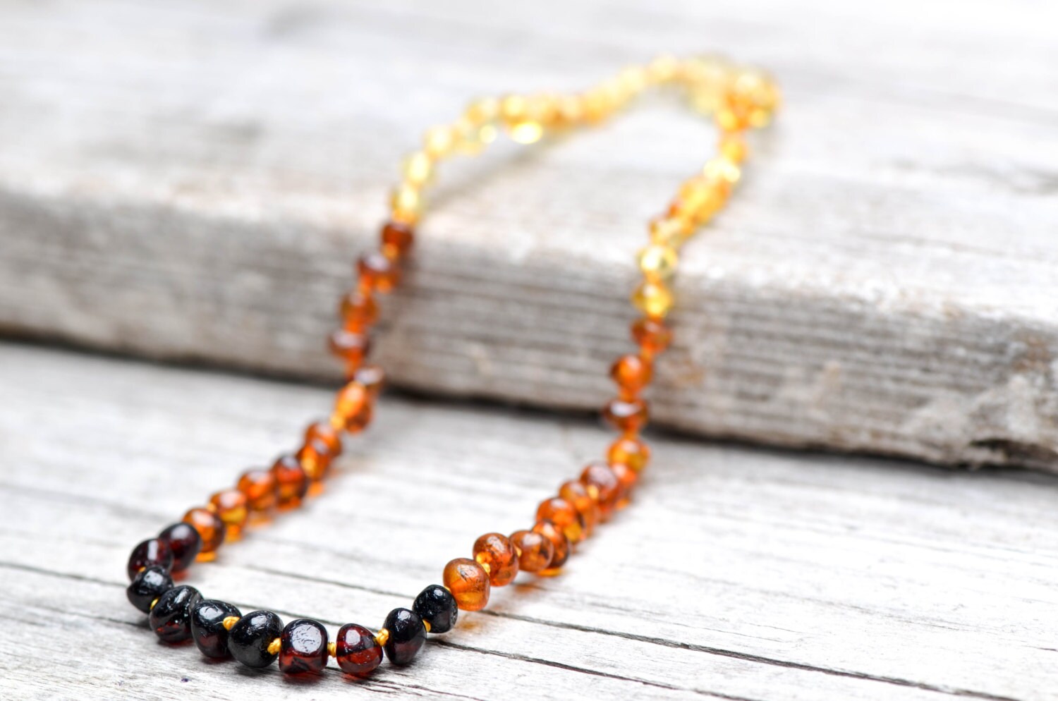 certified baltic amber teething necklace