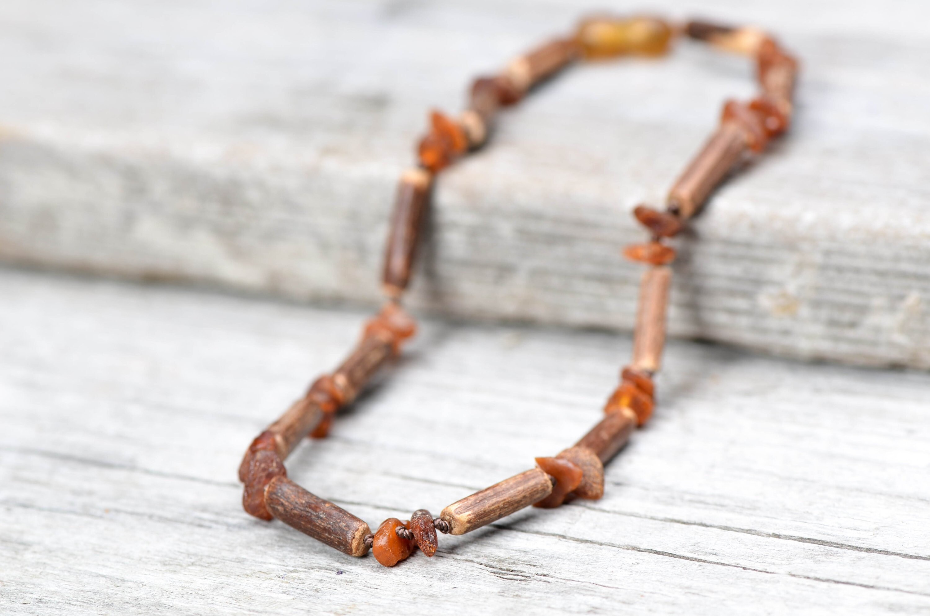 copper teething necklace