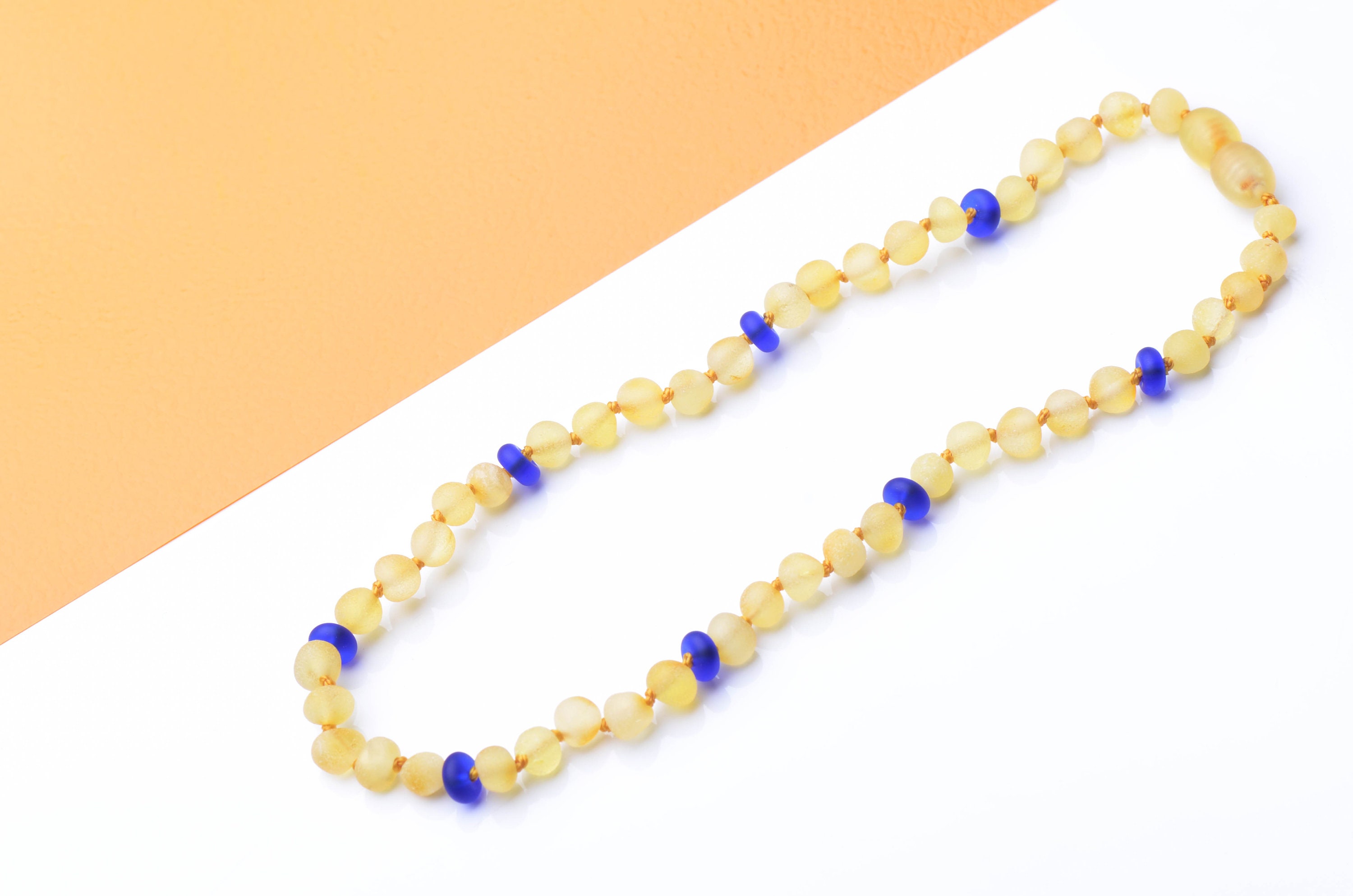 baltic sea amber teething necklace