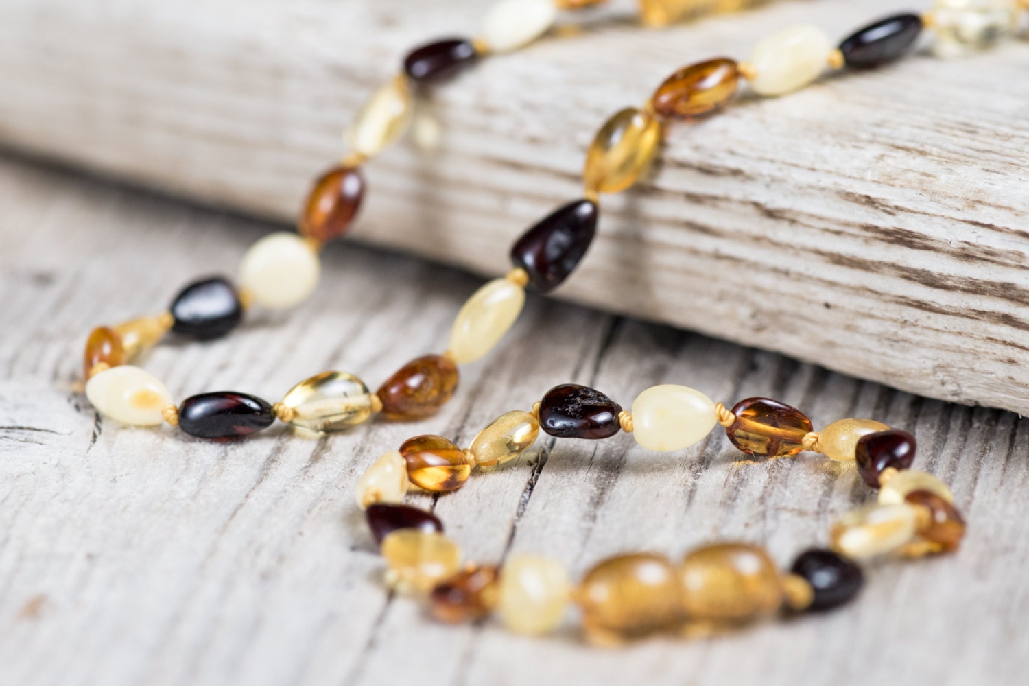 certified baltic amber teething necklace