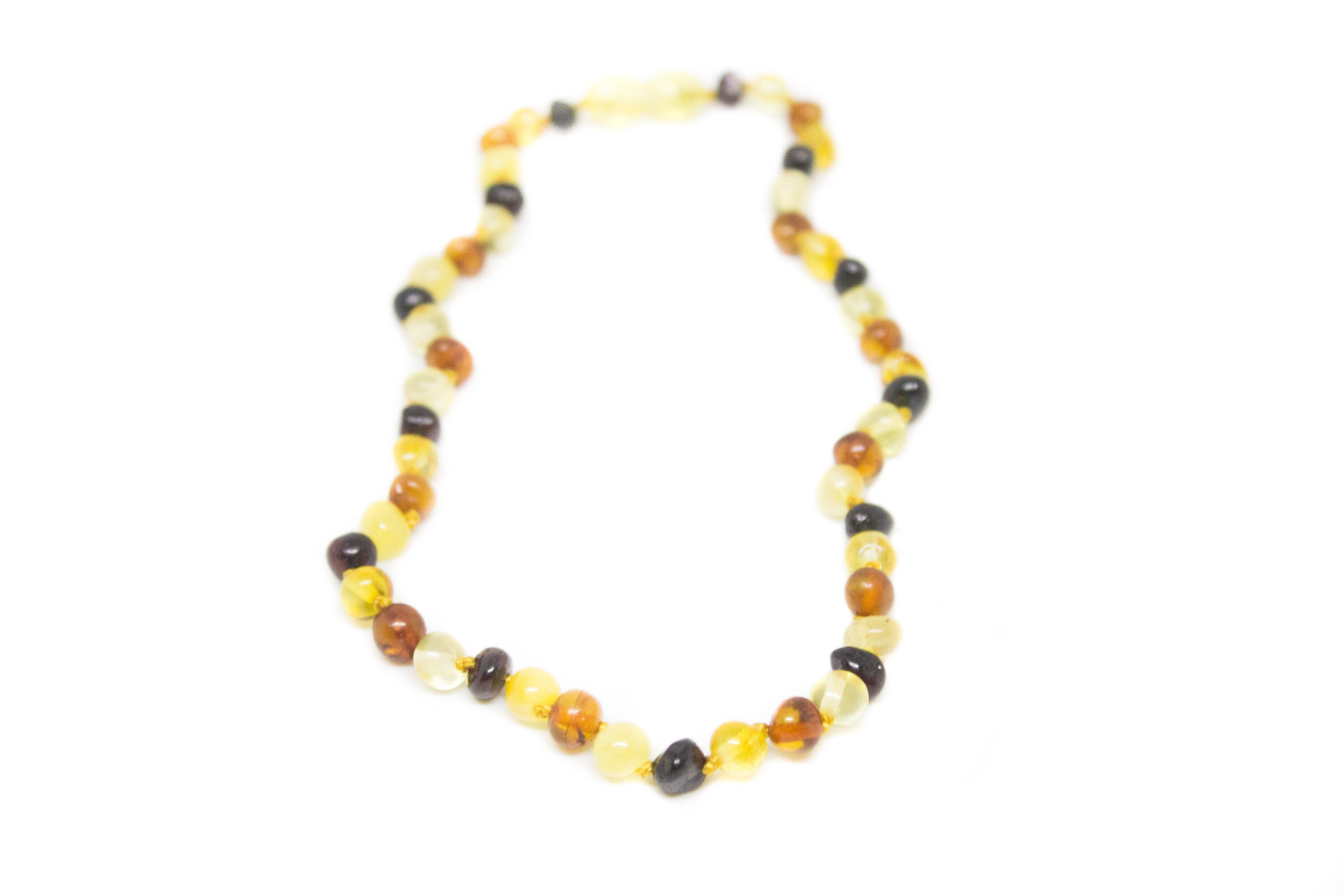 certified amber teething necklace