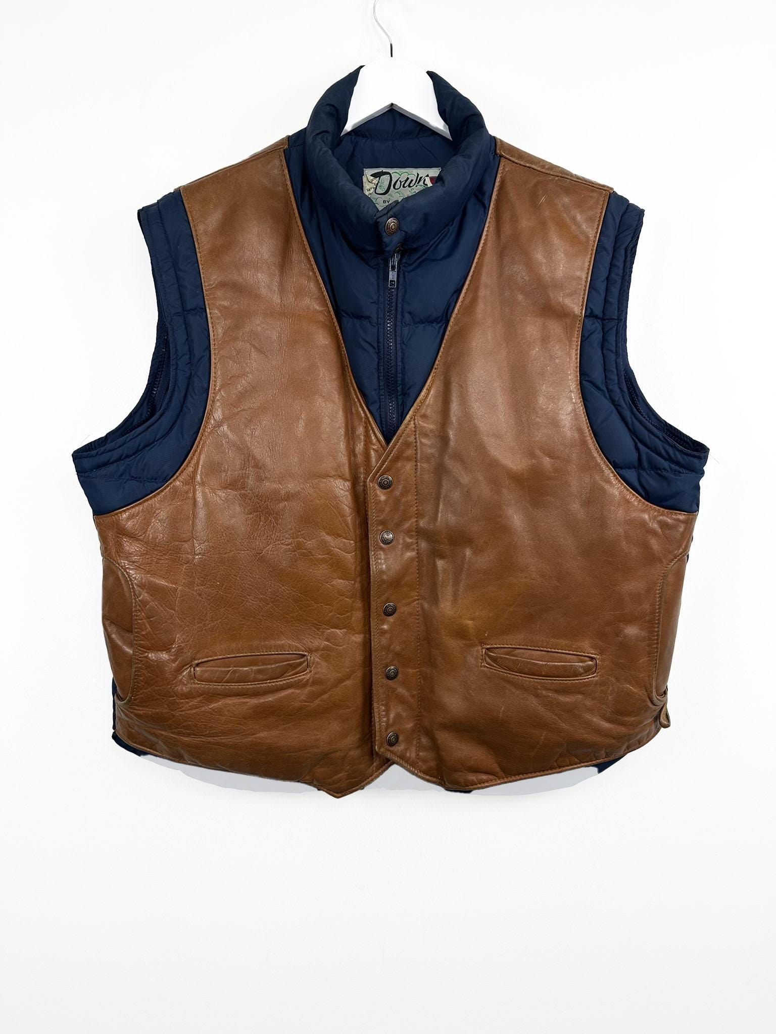 Schott Down Vest - Etsy