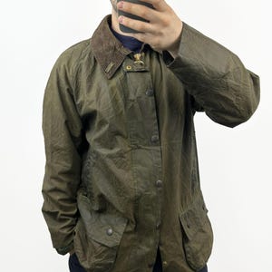 小物 Barbour Beaufort 42 80's Barbour Beaufort Jacket 42 - Etsy