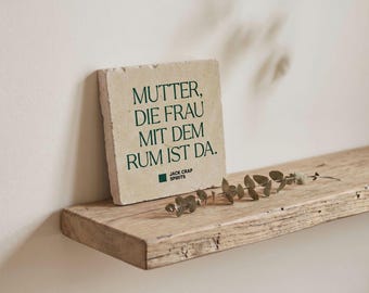 Azulejo con frase: ideal como posavasos, decoración o como idea para regalo.