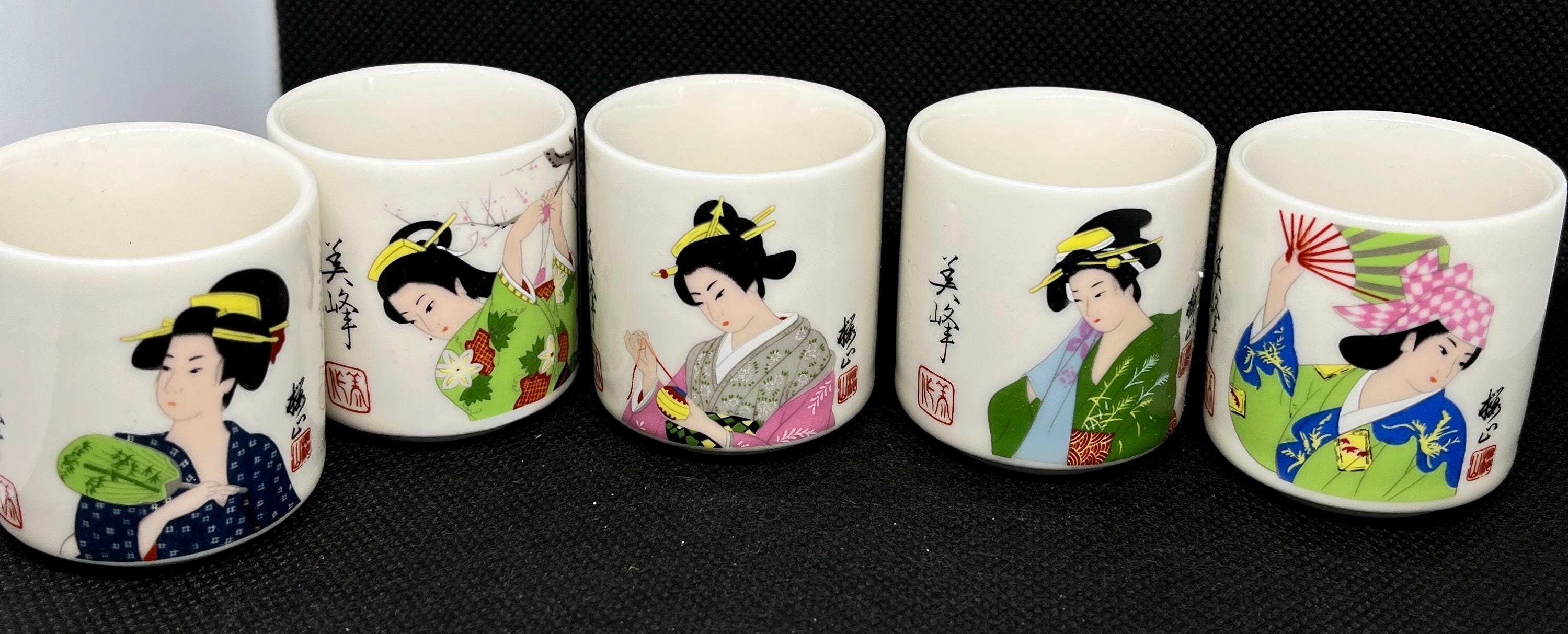 Vintage Sake Set Original Box - Etsy