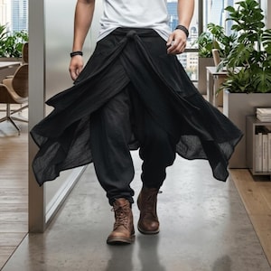 Japanese Layered Pants - Etsy