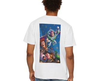 Toy Story T-Shirt | Buzz Woody Poster Back Print