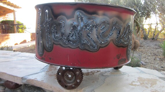 Bitchin Torched Metal Firepit Customized To Your Etsy