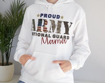 Proud Army National Guard Mama Hoodie