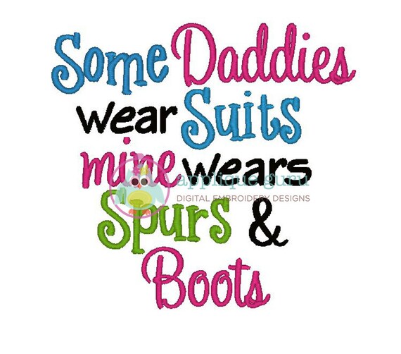 Items similar to Spurs and Boots - Machine Embroidery Design on Etsy