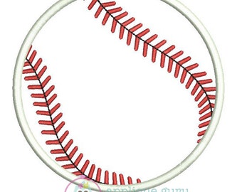 Baseball Mom Applique Machine Embroidery Design