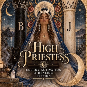 High Priestess Healing Activation.  See beyond the Veil. Crown Chakra Awakening.  Energy Work - 48 Hour Delivery. Witch Wound Healing