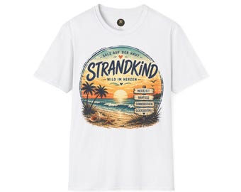 Beach Kid T-Shirt, Salt on the Skin, Wild at Heart, Summer Sea Motif