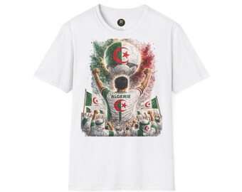 Algeria Football Fan T-Shirt | Algeria Supporter Shirt | Algeria Fan Design | Football Fan Merchandise | Gift for Algeria Fans