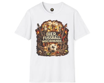 Beer. Football. Weekend. | Germany Fan T-Shirt | Rocking Football Fan Look