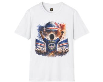 Cape Verde Fan Shirt Cape Verde Football Supporter T-Shirt