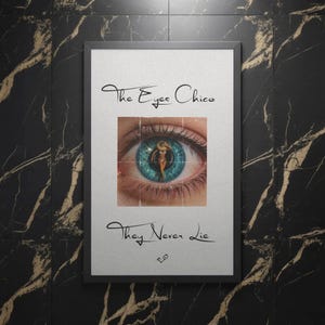 Surrealistische oogposter, vrouwelijke muurdecoratie, print met vintage-esthetiek