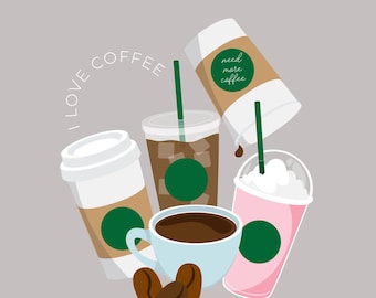 Coffee Lovers Instagram Sticker Pack