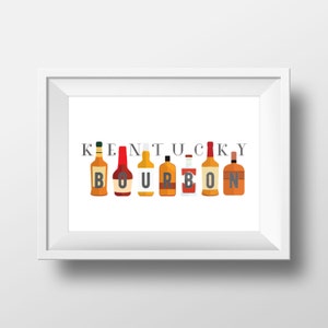 Kentucky Bourbon Art | Instant Download