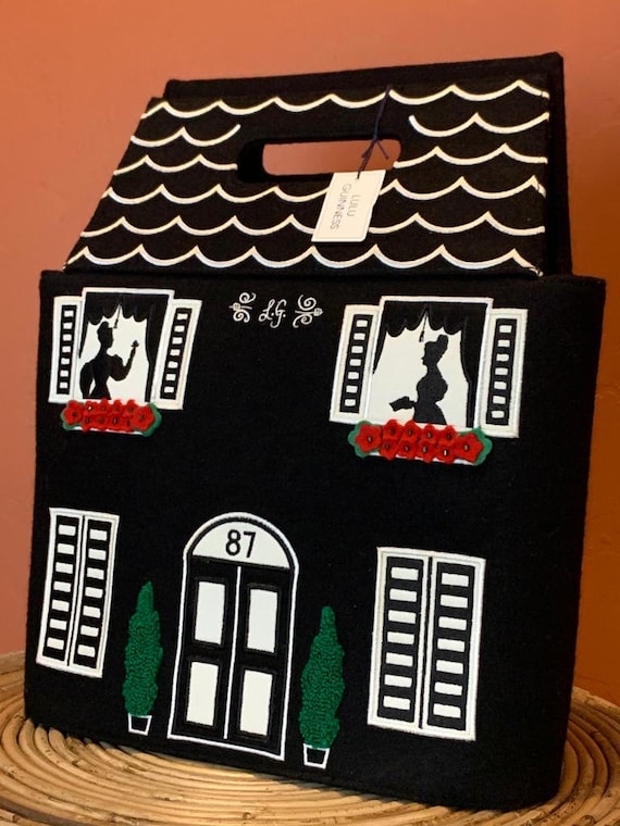 Vintage Lulu Guinness Embroidered Handbag