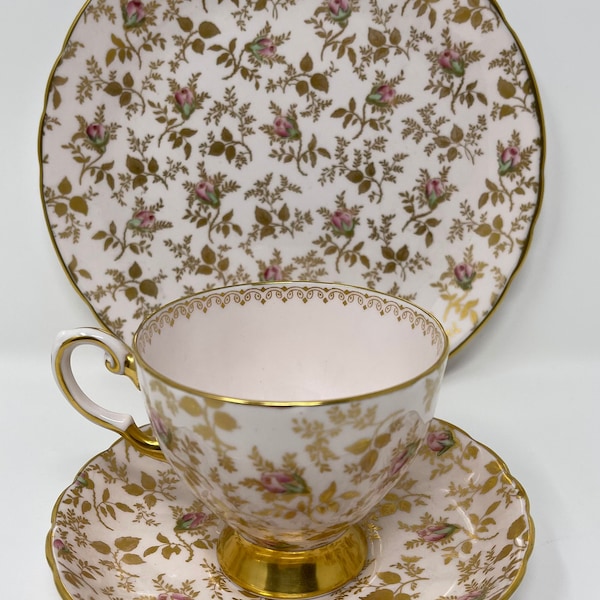 Tuscan Teacup and saucer with dessert plate from Tuscan, Fine English, Fine China,Made in England.