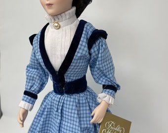 Franklin Heirloom Dolls, Antique Porcelain Doll.