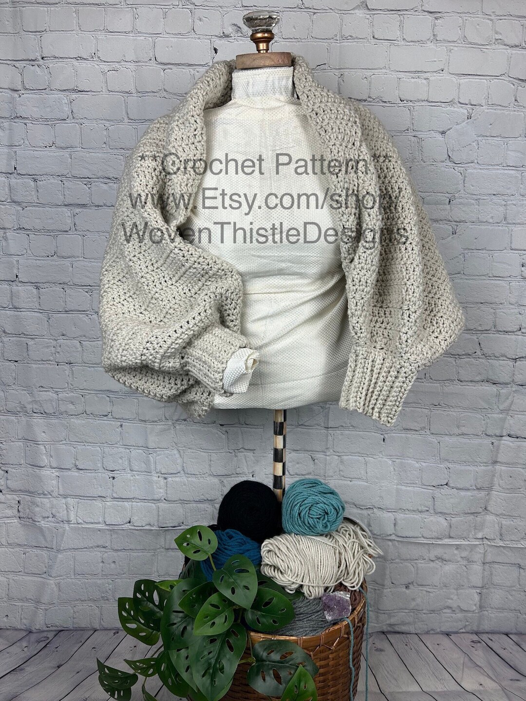 cuffed shawl
