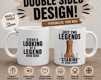 Personalised Legend Mug | Funny Double-Sided Coffee Mug (Digital Download)