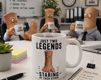 Funny Legend Mug | Dad Joke Coffee Cup | Novelty Tea Cup Gift