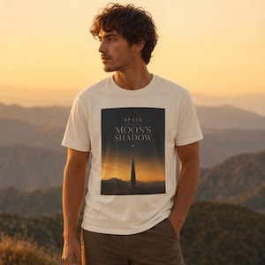 Spain Under The Moon's Shadow Shirt | Total Solar Eclipse Spain 2026 Celestial Travel Gift Astronomy Lover Tee