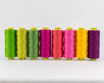Garden Collection - Spagetti 12wt Egyptian Cotton Thread Pack, Quilting, Embroidery, Sashiko,Needlework, Top stitching