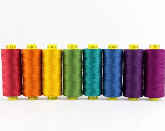 Jewels Collection - Spagetti 12wt Egyptian Cotton Thread Pack, Quilting, Embroidery, Sashiko,Needlework, Top stitching